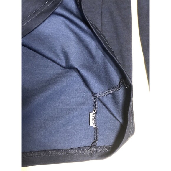 Russell Athletic Dri-power Lightweight 1/4 Zip Pullover Navy Blue Large - Picture 4 of 6